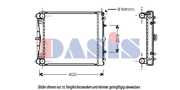 AKS DASIS Radiaator,mootorijahutus 170200N